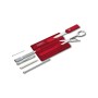 Ніж Victorinox SwissCard Transparent Red Blister (0.7100.TB1)
