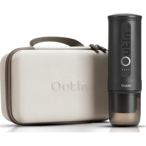 Портативна кавоварка Outin Nano Espresso Machine в дорожньому футлярі OTEM-01 Space Grey (OTEM-01-SG-BAG)