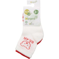 Шкарпетки дитячі Bibaby з ведмедиком (68408-12-18-red)