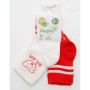 Шкарпетки дитячі Bibaby з ведмедиком (68408-12-18-red)
