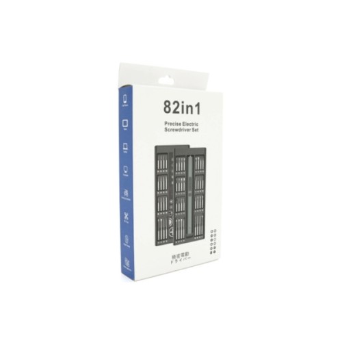 Викрутка акумуляторна Voltronic 82 в 1, тримач 180мм, біти T3, магнітні, алюміній, Box (YT-82-1-T3)
