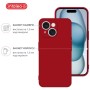 Чохол до мобільного телефона Intaleo SoftShell Apple iPhone 15 Red (1283126585241)