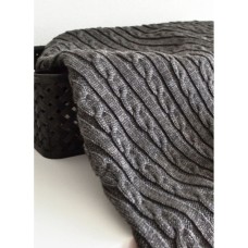 Плед Прованс Soft коси Графіт 90x130 см (12252)