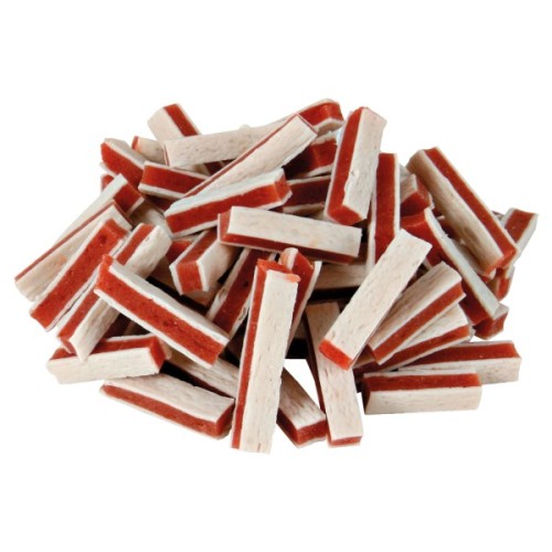 Ласощі для собак Trixie Premio Chicken and Pollock Stripes палички курка/риба 75 г (4011905315348)