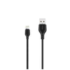 Дата кабель USB 2.0 AM to Lightning 2.0m 2.1A black XO (XO-NB-103-L-2-BK)
