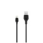 Дата кабель USB 2.0 AM to Lightning 2.0m 2.1A black XO (XO-NB-103-L-2-BK)