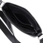 Сумка Shvigel Шкіряна через плече Чорна (11603)