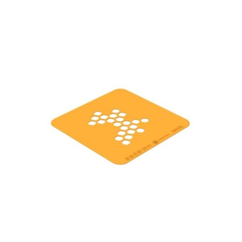 Кондитерський килимок Silikomart для декорування "Мед" d 100x77 h 1 мм 2 шт (STENCIL MIELE)