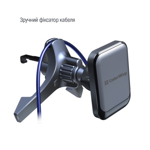 Універсальний автотримач ColorWay Magnetic Air Vent-6 (360° rotation) Gray (CW-CHM16-GR)