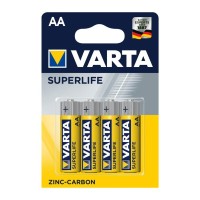 Батарейка Varta AA SUPERLIFE Zinc-Carbon R6 * 4 (02006101414)
