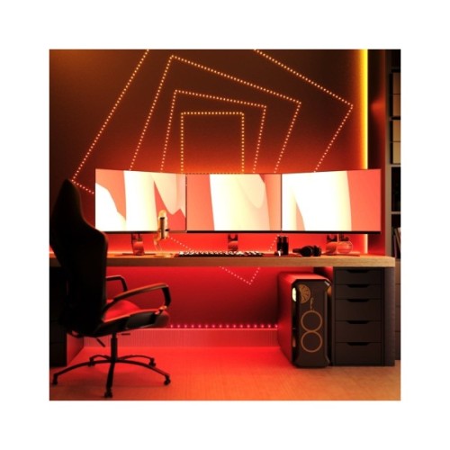 Гірлянда Twinkly Smart LED, Dots 400 RGB LED Lights String Black Wire Plug IP44 20м (TWD400STP-BEU)