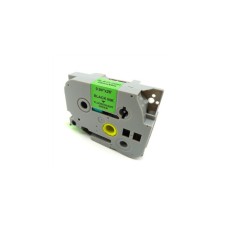 Стрічка для принтера етикеток UKRMARK RL-B-Fc-TD31P-BK/GR, аналог TZED31. флуоресцентна. 12 мм х 5 (900231)