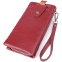 Гаманець ST Leather Шкіряний з відділенням під телефон Бордовий (23102)