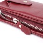 Гаманець ST Leather Шкіряний з відділенням під телефон Бордовий (23102)