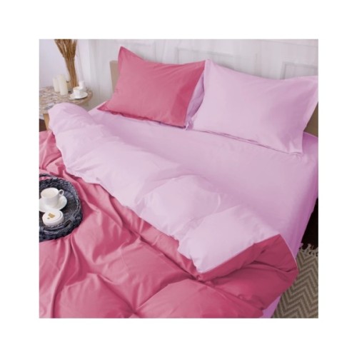 Постільна білизна MirSon Poplin Line 018 + 041 Dahlia 143 x 210 (2200006288770)
