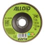 Круг зачистний Alloid торцевий, пелюстковий, 125мм, зерно 240, T27 (FD-125240)