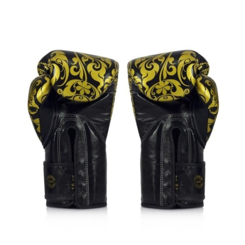 Боксерські рукавички Fairtex BGVG2 Velcro Black 14 унцій (бинти в комплекті) (BGVG2_Velcro_14oz_Black)