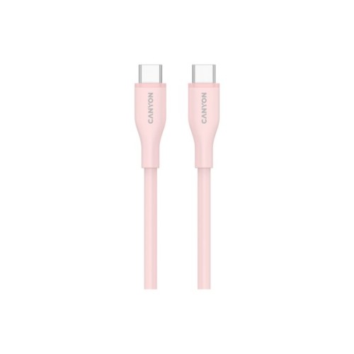Дата кабель USB-C to USB-C 1.0m CC60SC10 60W Silicon Pink Sand Canyon (CNS-CC60SC10PS)