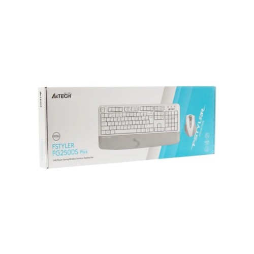Комплект A4Tech FG2500S Plus Wireless UA White (4711421003278)