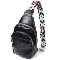 Сумка Vintage З гладкої екошкіри Чорна (22770)