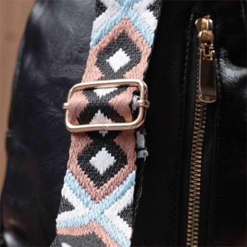 Сумка Vintage З гладкої екошкіри Чорна (22770)