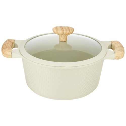 Каструля Resto Ran біла 24 см 4,2 л (93803)