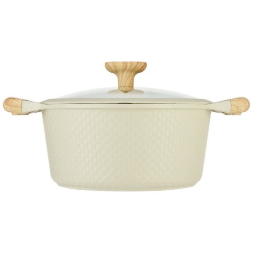 Каструля Resto Ran біла 24 см 4,2 л (93803)