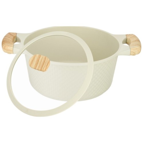 Каструля Resto Ran біла 24 см 4,2 л (93803)