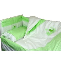 Дитячий постільний набір Руно Кошенята салатовий 60х120, 4 предмета (977Кошенята_Салатовий)
