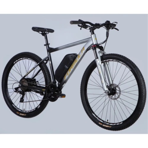 Електровелосипед Formula 29" eF-1 DD CS рама-21" 48B 12.5А*г 500Вт 2026 сріблясто-чорний (ELB-FR-29-254)