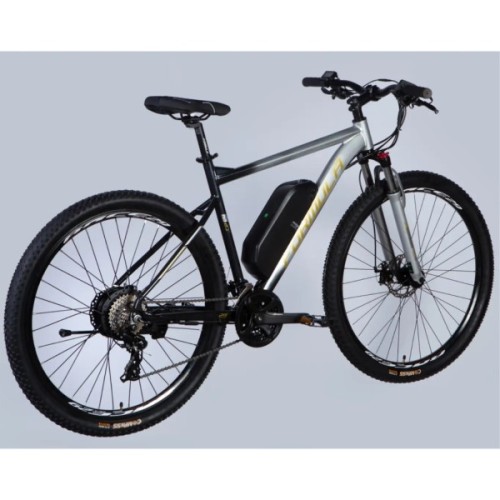 Електровелосипед Formula 29" eF-1 DD CS рама-21" 48B 12.5А*г 500Вт 2026 сріблясто-чорний (ELB-FR-29-254)