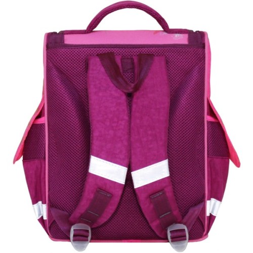 Портфель Bagland з ліхтариками Успіх 12 л. малиновий 389 (00551703) (80213700)