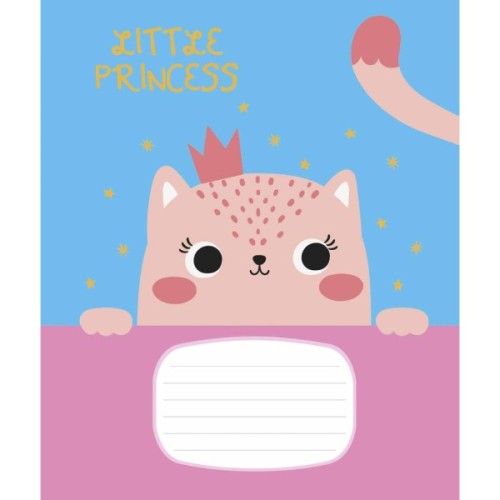 Зошит Школярик Star Little Princess 12 аркушів клітинка (012-3619K)