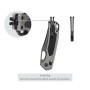 Ніж SRM Retriever 9203-AK, Black G10/Aluminium, Black Stonewash (9203-AK2)