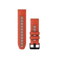 Ремінець до смарт-годинника Garmin epixPRO (g2), 26mm QuickFit FlameRed/Grpt Silicone (010-13281-04)