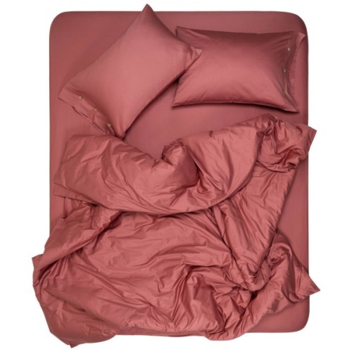 Простирадло Ardesto на резинці Mix&Match, 100% бавовна, сатин коричневий світлий 180х200+30 см (ART1820FSO)