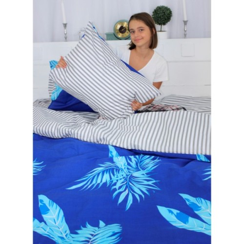 Постільна білизна MirSon Бязь Premium 17-0384 Lyon Євро (2200002742573)