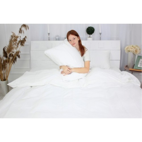 Постільна білизна MirSon Сатин Premium Moko White 0001 160х220 (2200001478985)