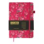 Книга записна Buromax Cherie 96 аркушів А5 у клітинку малиновий (BM.295105-29)