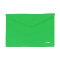 Папка - конверт Economix А4 180 мкм, непрозора, фактура "помаранч", зелена (E31305-54)