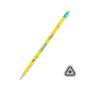Олівець графітний Kite Sponge Bob тригранний, з гумкою, НВ (SB25-046)