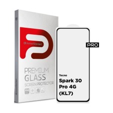 Скло захисне Armorstandart Pro Tecno Spark 30 Pro 4G (KL7) Black (ARM83308)