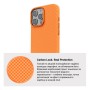 Чохол до мобільного телефона Armorstandart LikeCarbon2 MagCase Apple iPhone 16 Pro Max Kevlar Orange (ARM88595)