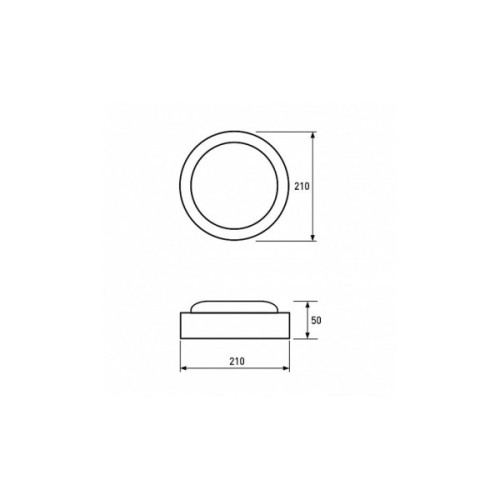 Світильник Eurolamp LED-NLR-12/55(F)