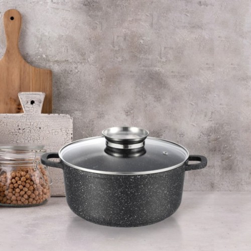 Каструля Gusto покриття Marble 3,2 л (GT-2404-22)