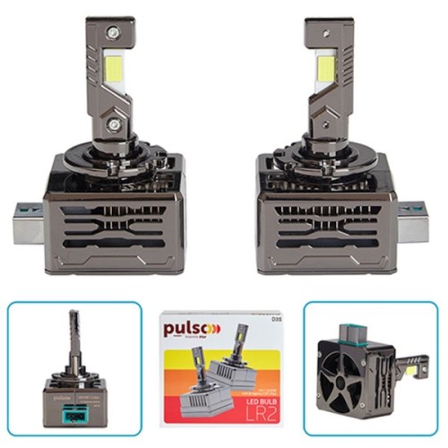 Автолампа PULSO LR2-D3S/USA Bridgelux CSP chips/12V/2*55W/10000Lm/6000k (LR2-D3S)