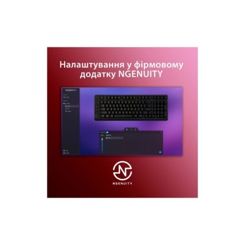 Клавіатура HyperX Eve 1800 USB UA Black (B7JE0AA)