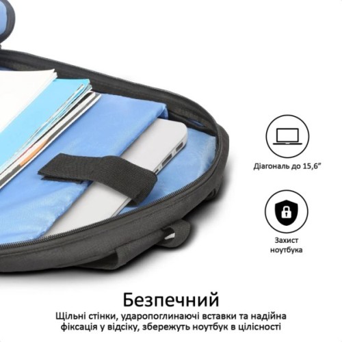 Рюкзак для ноутбука Promate 15.6" Alpha-BP black (alpha-bp.black)