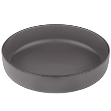 Тарілка Ardesto Lazio, 730мл, 18.5см, кераміка, сірий темний (AR1618DG)