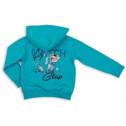 Спортивний костюм дитячий Breeze бірюзовий з собачкою (7879-92B-blue)